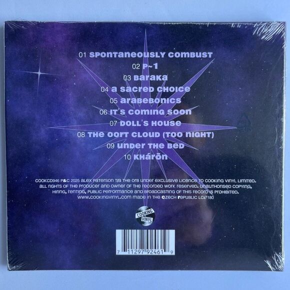 The Orb – Buddhist Hipsters – Compact Disc, CD, Cooking Vinyl, 2025 NEW - Picture 3 of 3